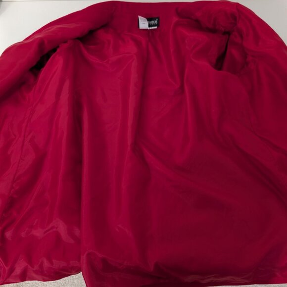 Vintage Sag Harbor Wool Blazer Womens Plus Size 20W Red Lined Notch Collar - Picture 5 of 12